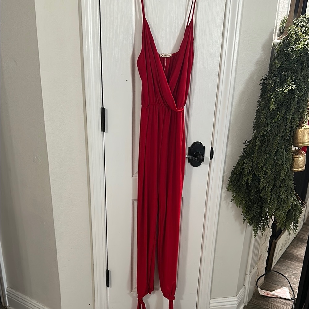 Elegant Red Women's Dress